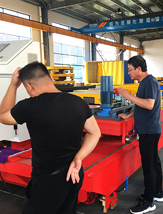 軌道平車客戶來訪